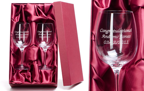 Customized Wine Glasses