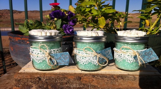 Mini Mason Jar Bath Salts