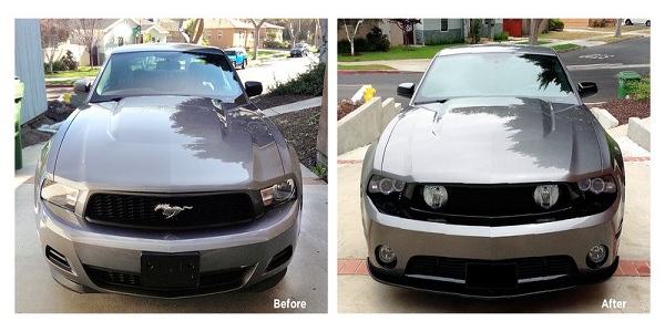 before and after modification