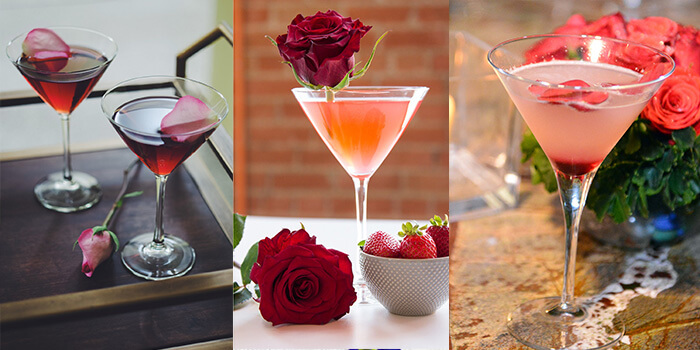 Rose martini Cocktail