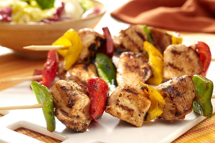 chicken kabobs