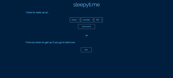 sleep time app