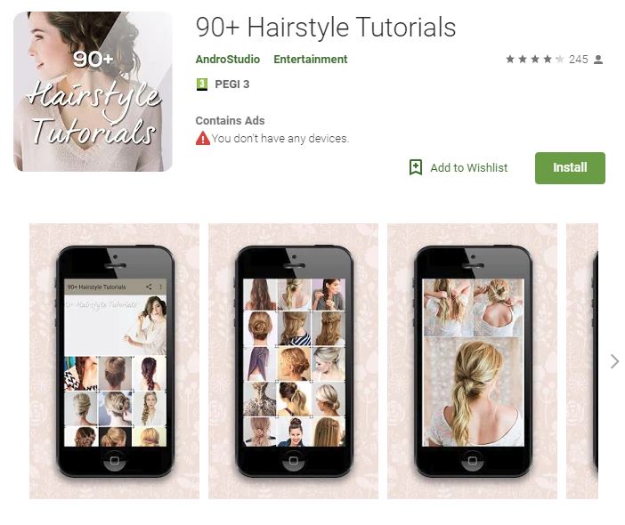 90+ Hairstyle Tutorials (Android)