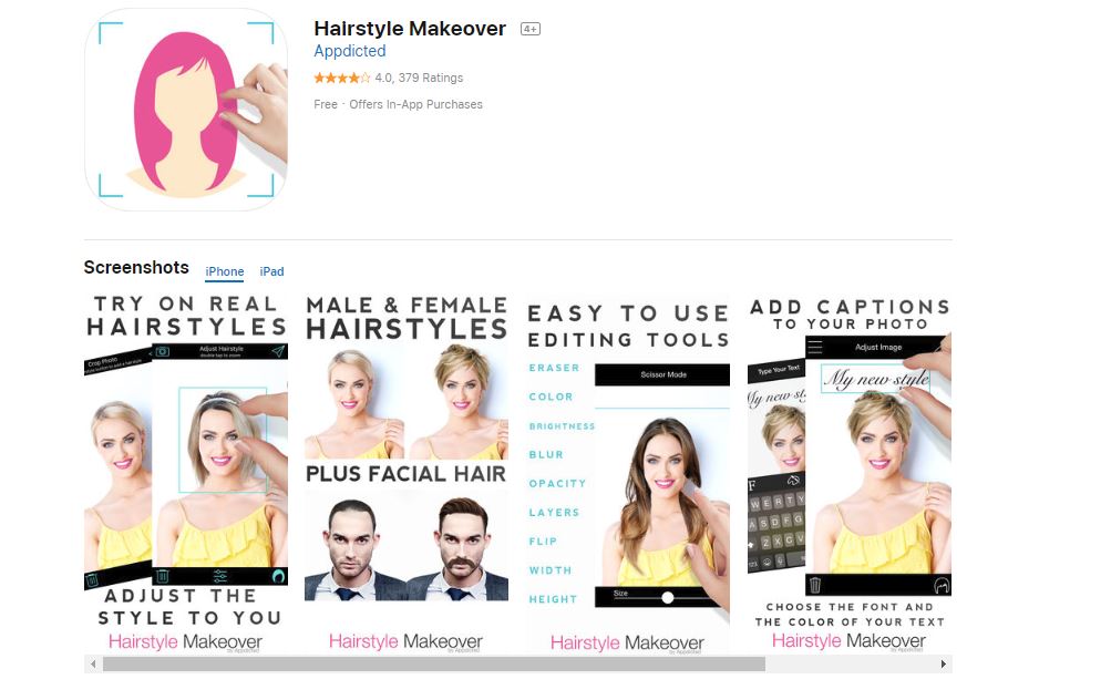 Hairstyle Makeover (iOS)