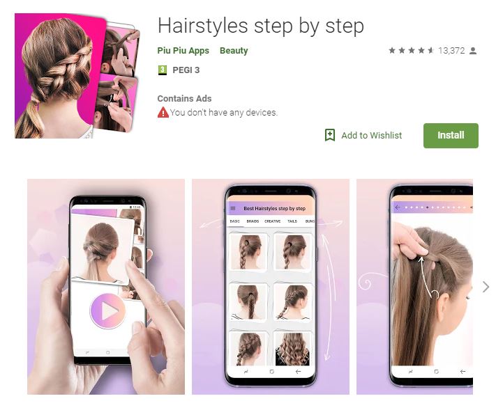 Hairstyles Step-by-Step (Android)