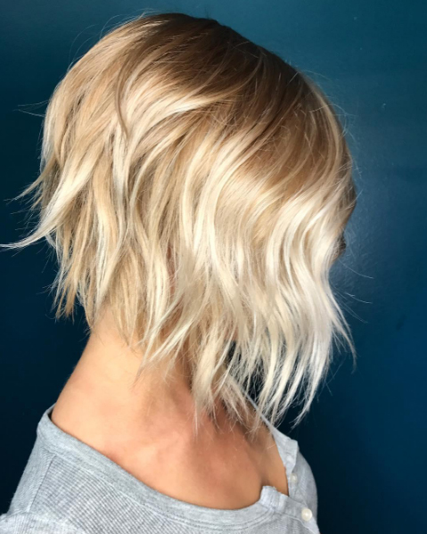 Inverted Wavy Bob