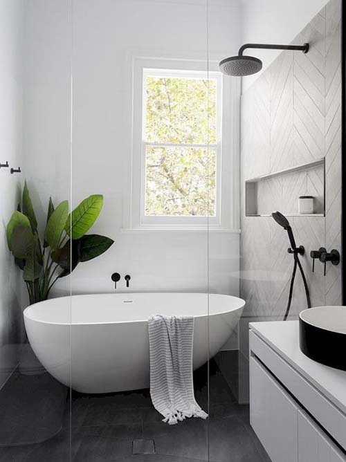 25 Small Bathroom Tricks That Makes A Big Statement