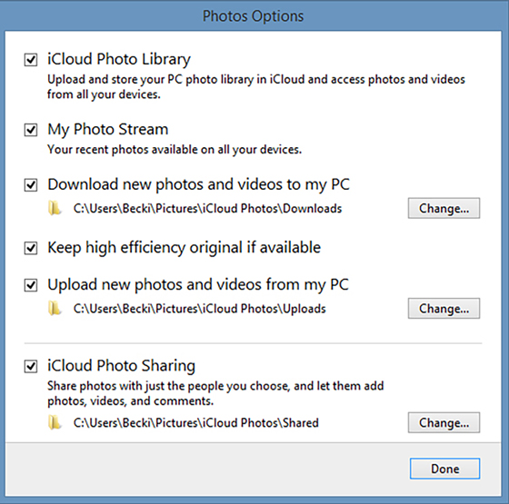 iCloud Photo Library