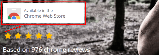 Chrome Webstore button