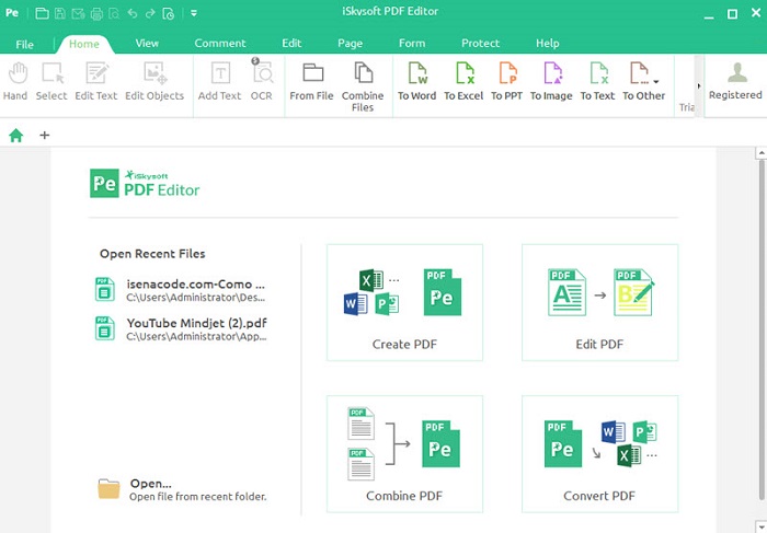 Iskysoft PDF Editor