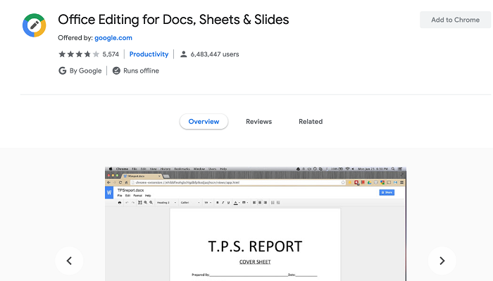 Office Editing for Docs