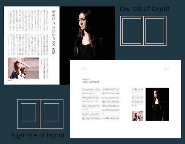 influence of layout rate on the temperament of the picture 2