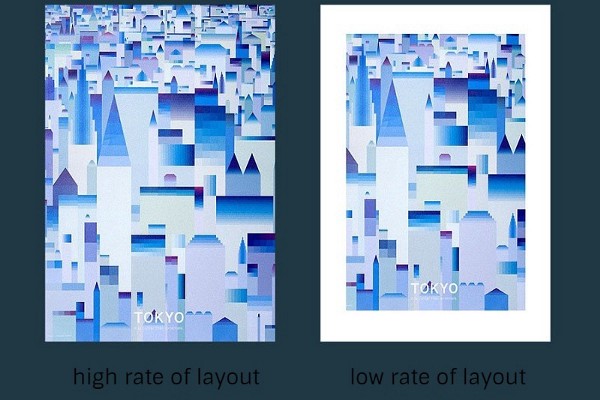 influence of layout rate on the temperament of the picture