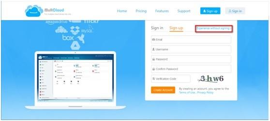 Multcloud Registration