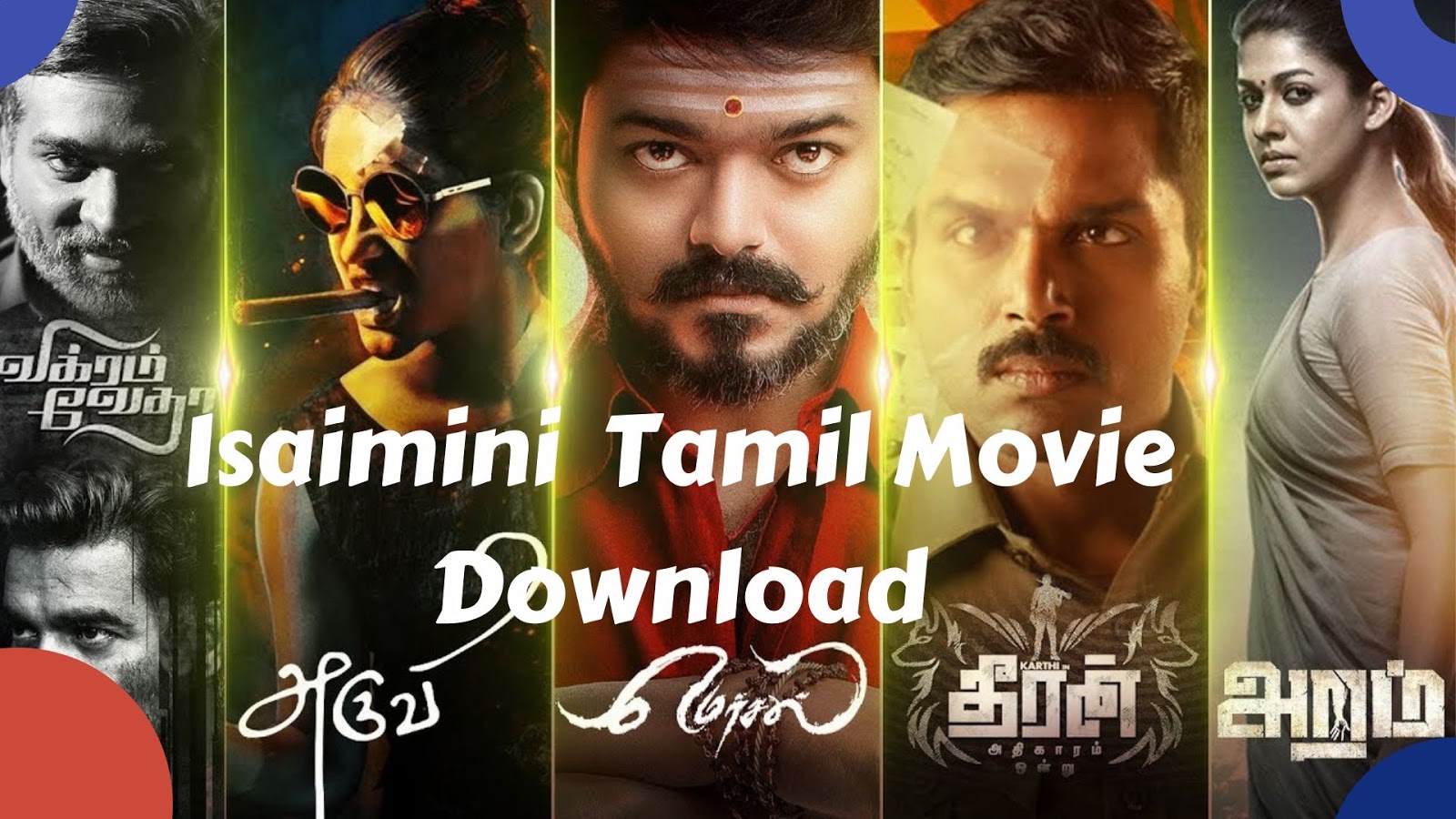 Isaimini Movies 2020 07 Alternative Sites for Streaming Free Tamil
