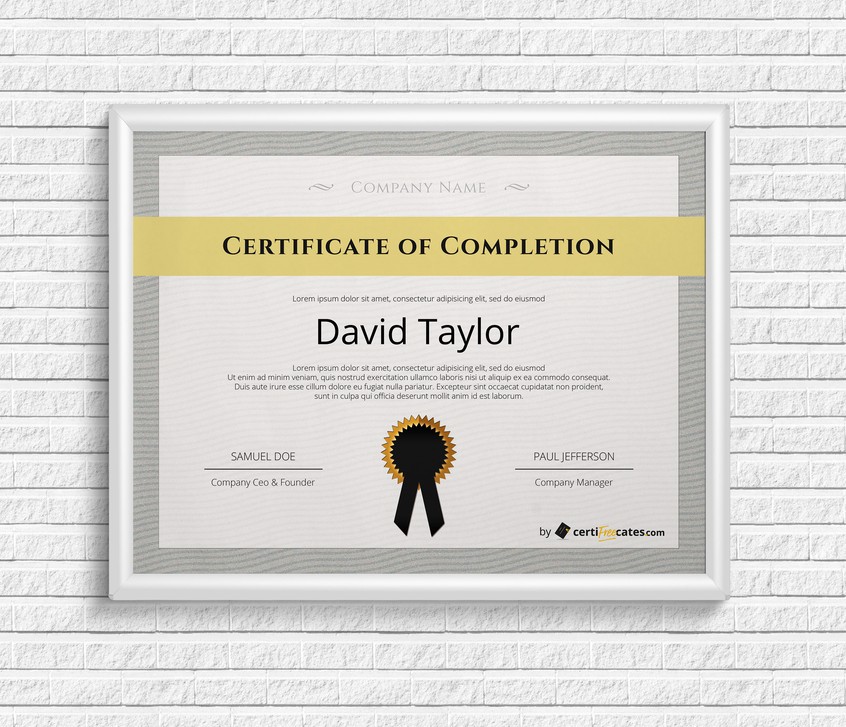 30+ Best Free Certificate Templates in Google Docs and Word