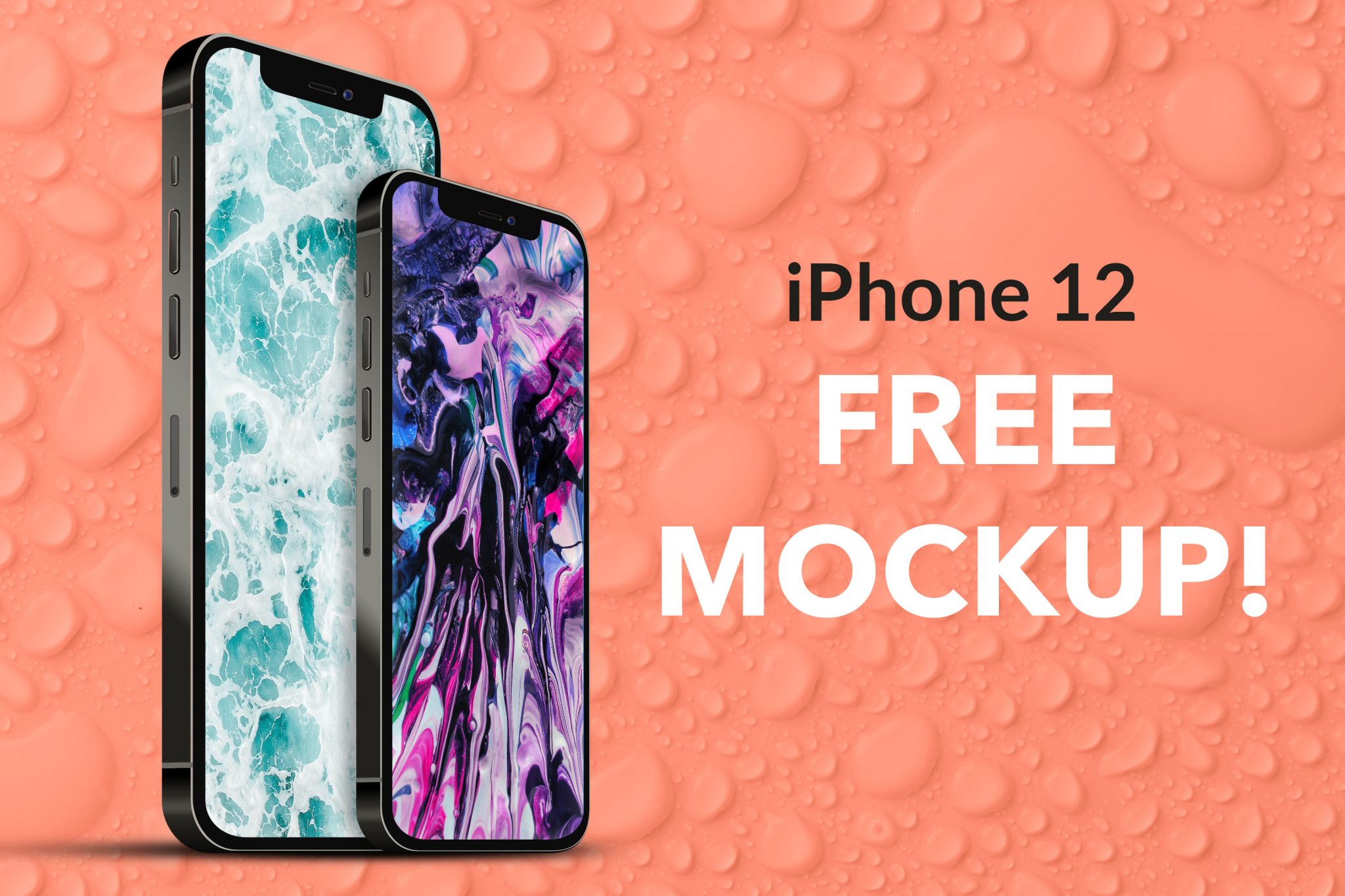 Free iPhone 12 Pro Mockup Template