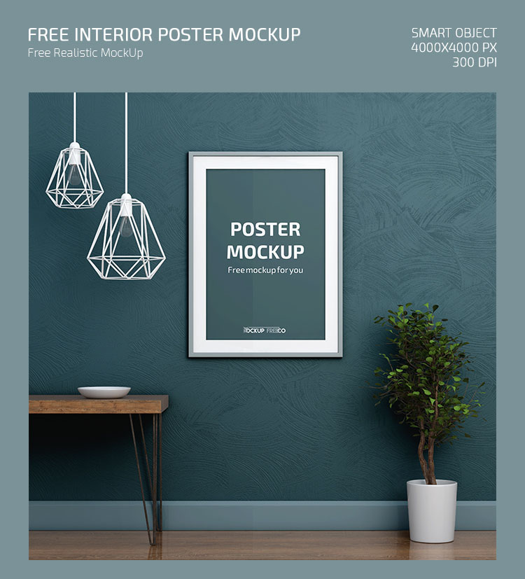 Interior Poster – Free PSD Mockup