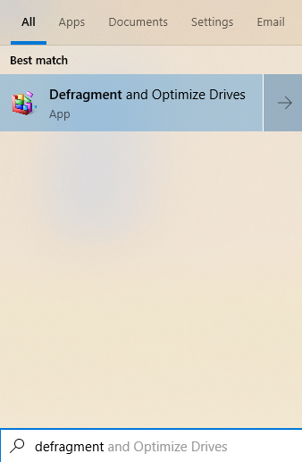 Defragment