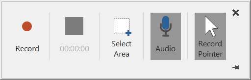select the screen area