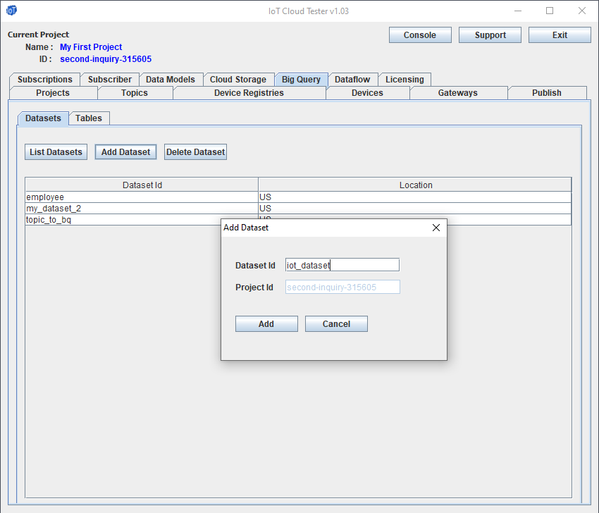 IoT Cloud Tester