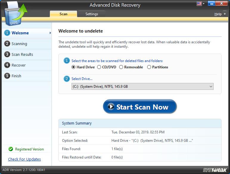How to Use Advanced Disk Recovery