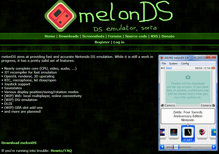 MelonDS Emulator