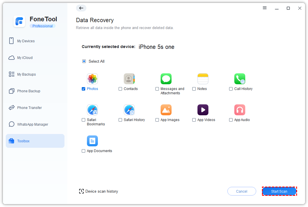 Scan and Preview Your Deleted Files