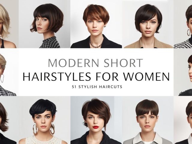 Modern Short Hairstyles for Women: 51 Stylish Haircuts Modern Short Hairstyles for Women_ 51 Stylish Haircuts